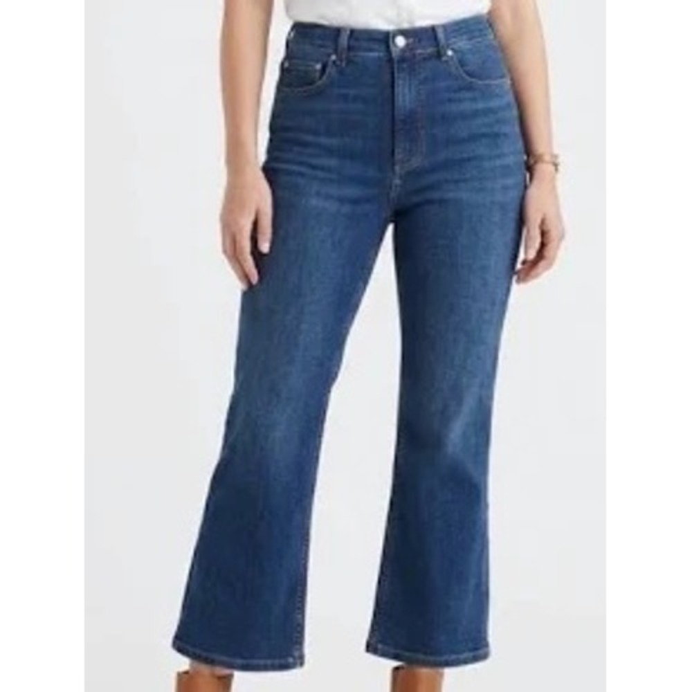 SPANX Kick Flare denim women plus size 22 Bennett blue lycra Fitsense jeans